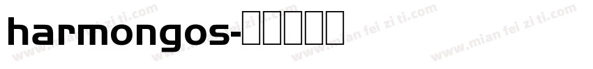 harmongos字体转换