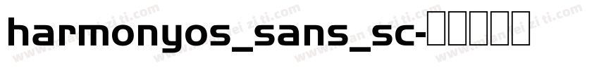 harmonyos_sans_sc字体转换