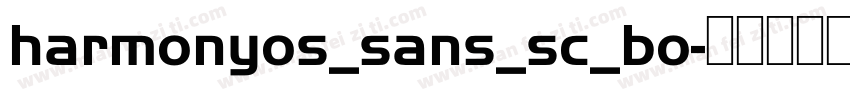harmonyos_sans_sc_bo字体转换