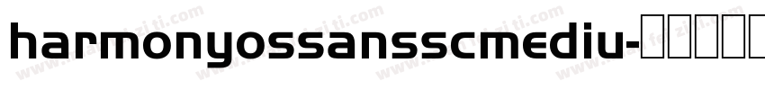 harmonyossansscmediu字体转换