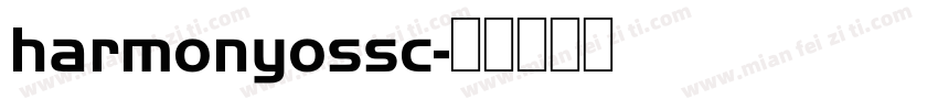 harmonyossc字体转换