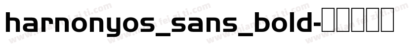 harnonyos_sans_bold字体转换