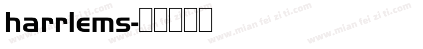 harrlems字体转换