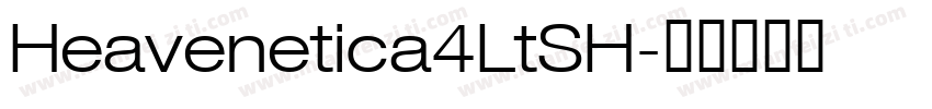 Heavenetica4LtSH字体转换