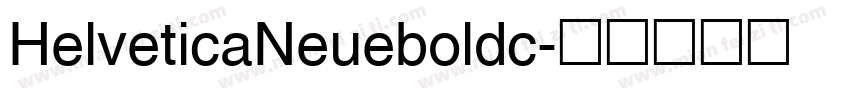 HelveticaNeueboldc字体转换