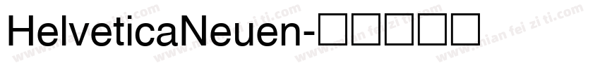 HelveticaNeuen字体转换
