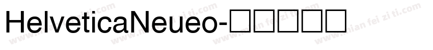 HelveticaNeueo字体转换
