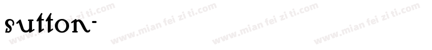 sutton字体转换