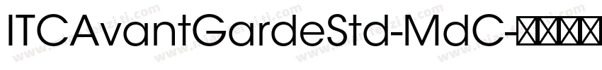 ITCAvantGardeStd-MdC字体转换