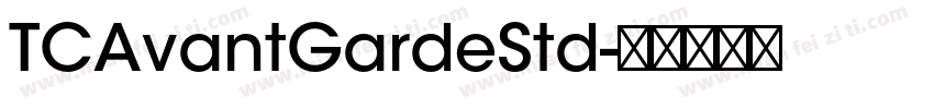 TCAvantGardeStd字体转换
