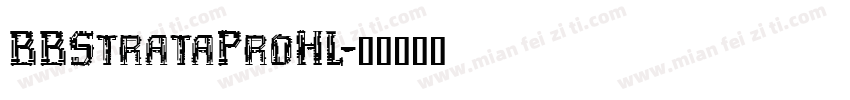 BBStrataProHL字体转换