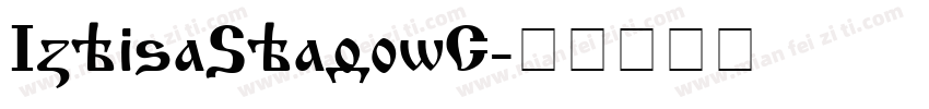 IzhitsaShadowC字体转换