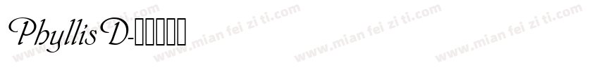 PhyllisD字体转换