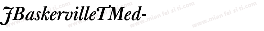 JBaskervilleTMed字体转换