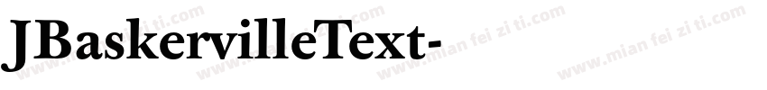 JBaskervilleText字体转换