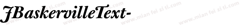 JBaskervilleText字体转换