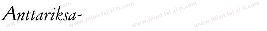 Anttariksa字体转换