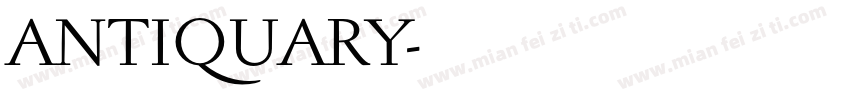 ANTIQUARY字体转换