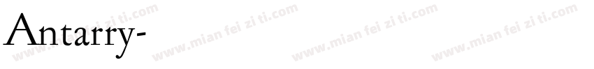 Antarry字体转换