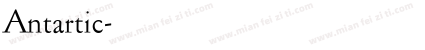 Antartic字体转换
