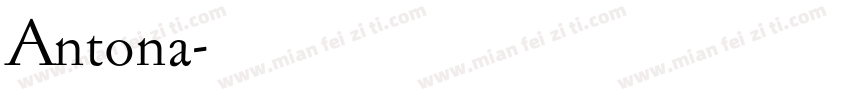 Antona字体转换