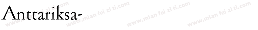 Anttariksa字体转换