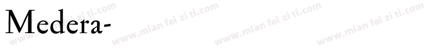 Medera字体转换