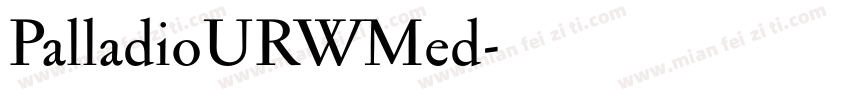PalladioURWMed字体转换