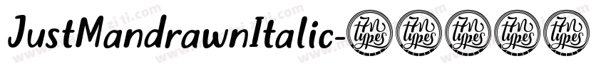 JustMandrawnItalic字体转换