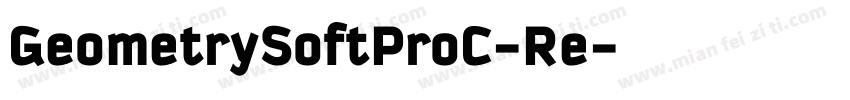 GeometrySoftProC-Re字体转换