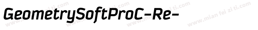 GeometrySoftProC-Re字体转换