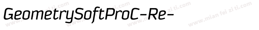 GeometrySoftProC-Re字体转换