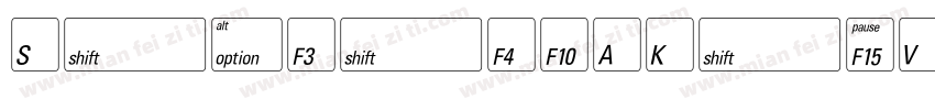 SegmentAKeyVariable字体转换