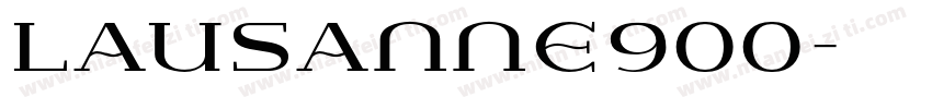 Lausanne900字体转换