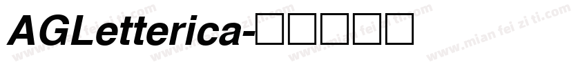 AGLetterica字体转换
