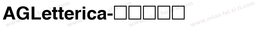 AGLetterica字体转换