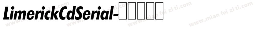 LimerickCdSerial字体转换
