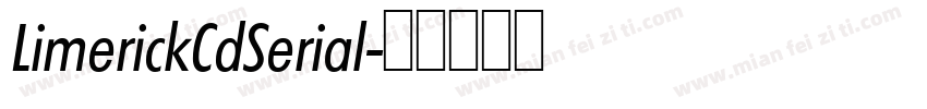 LimerickCdSerial字体转换