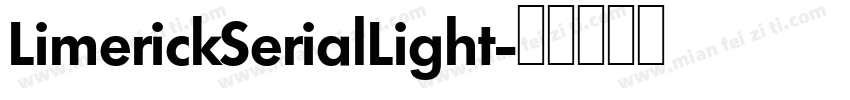LimerickSerialLight字体转换