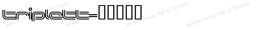Triplett字体转换