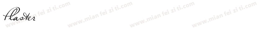 Plaster字体字体转换