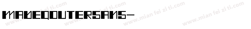 MADEQOutersans字体转换