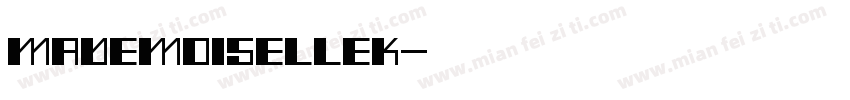 MademoiselleK字体转换