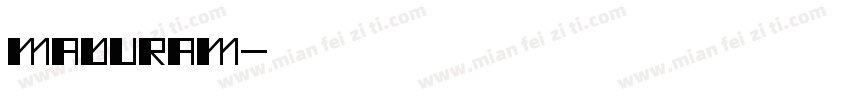 Maduram字体转换