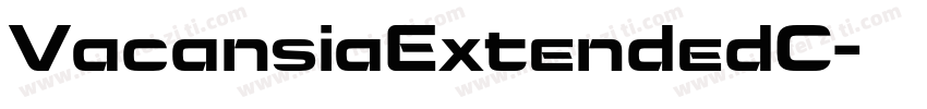 VacansiaExtendedC字体转换