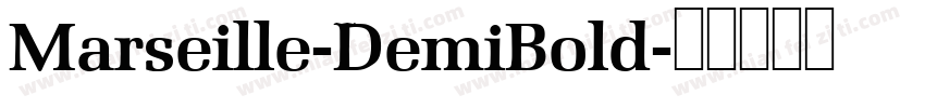 Marseille-DemiBold字体转换