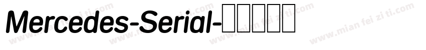Mercedes-Serial字体转换