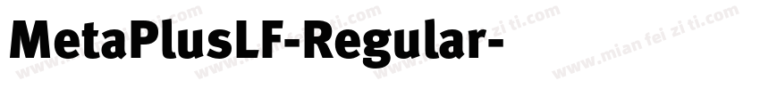 MetaPlusLF-Regular字体转换