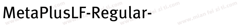 MetaPlusLF-Regular字体转换