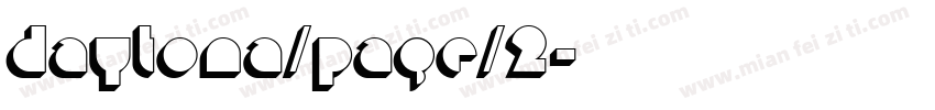 Daytona/page/2字体转换